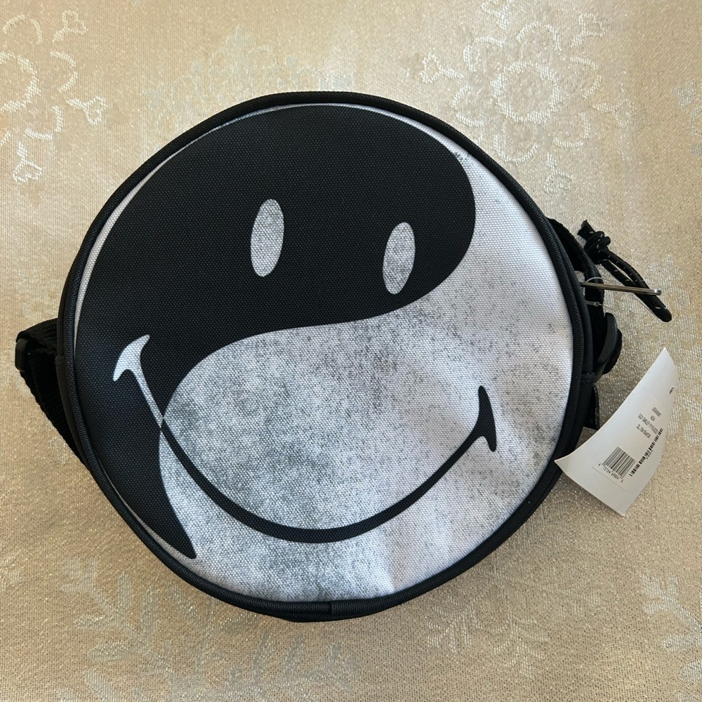 Eastpak Black and White Smiley Bag